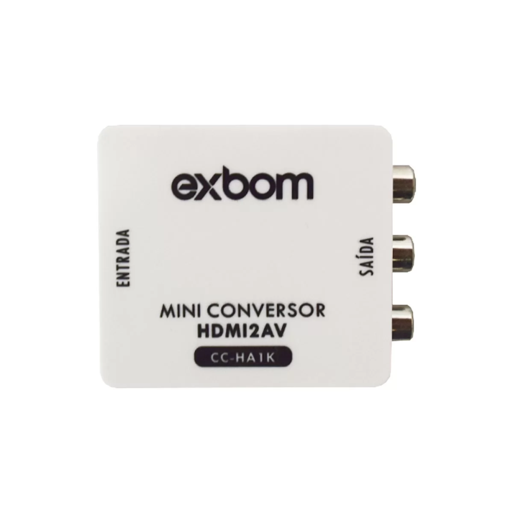 Mini Conversor Hdmi Para Av 1080p Exbom CC-AH1K